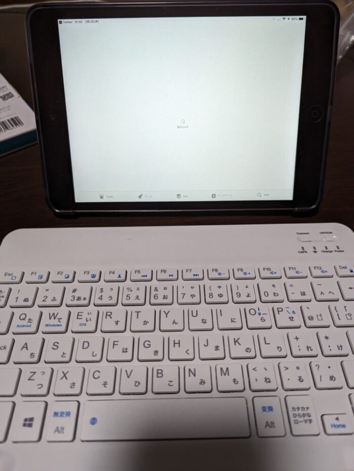 ダイソー ワイヤレスキーボード ipad